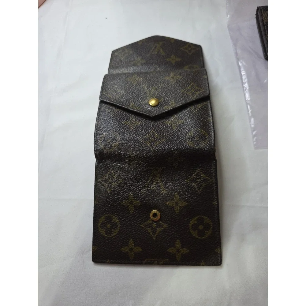 Louis Vuitton, Brown Mono, Mens Multiple‎ Tri-fold Wallet